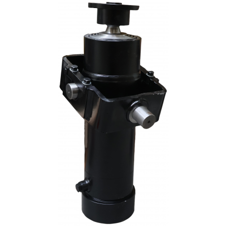 SIŁOWNIK HYDRAULICZNY WYWROTU TELESKOPOWY SKOK 1600 12T L=591 mm + KOŁYSKA